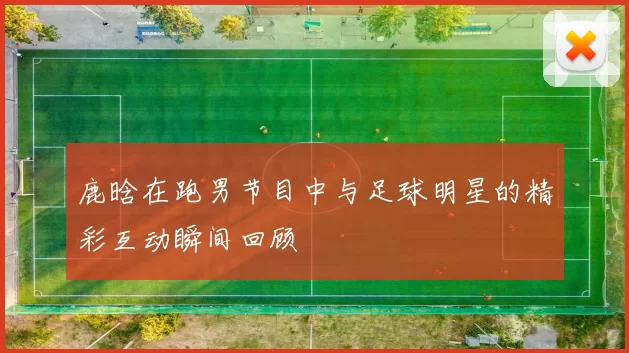 鹿晗在跑男节目中与足球明星的精彩互动瞬间回顾