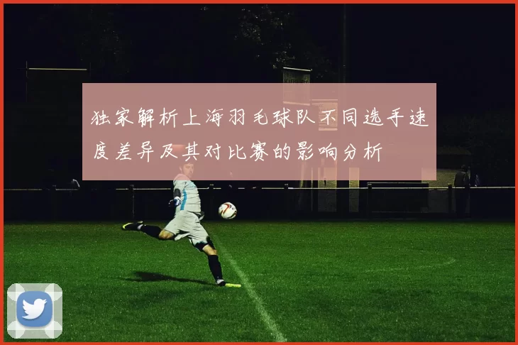 独家解析上海羽毛球队不同选手速度差异及其对比赛的影响分析