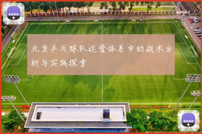 北京乒乓球队运营体系中的战术分析与实践探索